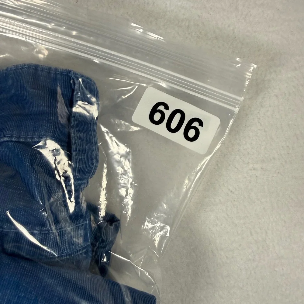 True Religion Ricky Straight Leg Corduroy Pant Men 33 Blue Y2K Grunge Streetwear
